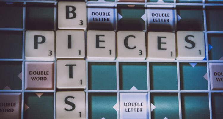 Erotiocn Bits and Pieces Scrabble Board Image