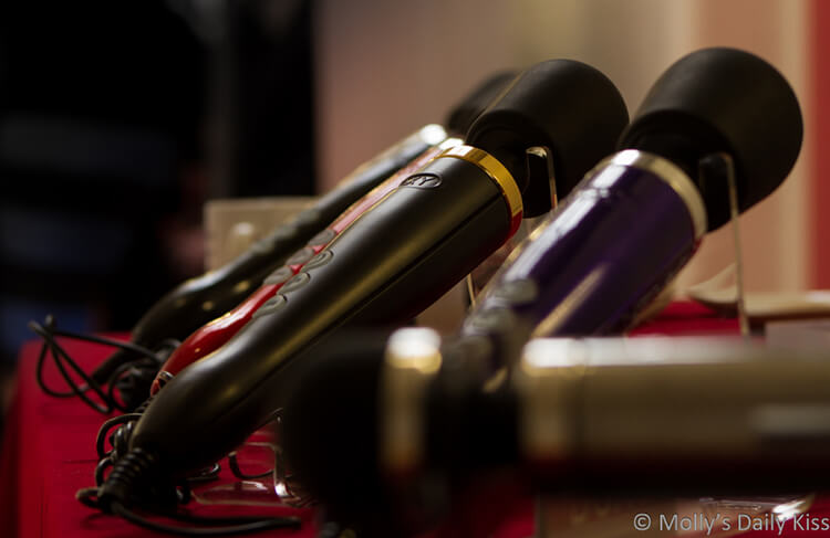 A row of Doxy Massagers